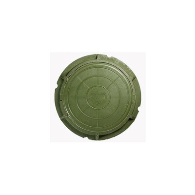 Люк полимерно-композитный 460/60 мм легкий (зеленый)