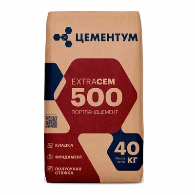 Цемент ЦЕМ II/А-И42.5Н/Extra 40 кг (Цементум) (35 шт/пал)