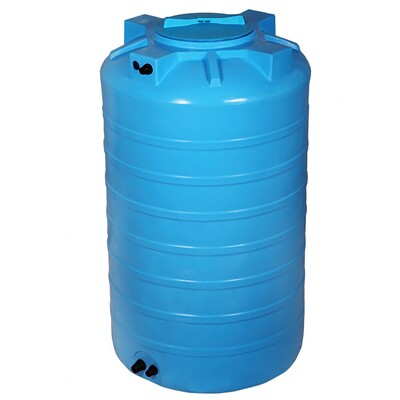 Бак для воды 500 ATV цилиндр. (синий) 1340*740 без клапана