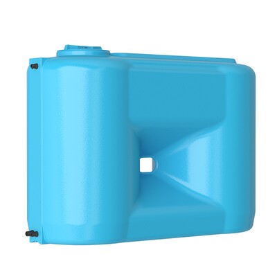 Бак для воды Combi W-1100 BW прямоугол. (синий) с поплавком (1290*750*1800)