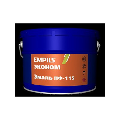 Эмаль EMPILS-Эконом  10 кг желтая  (Ростов)