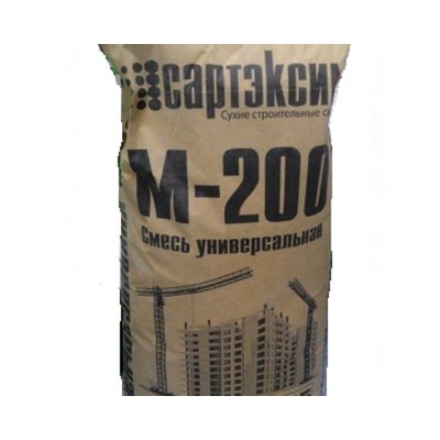 Цементно-песчаная смесь САРТЭКСИМ М-200 25кг