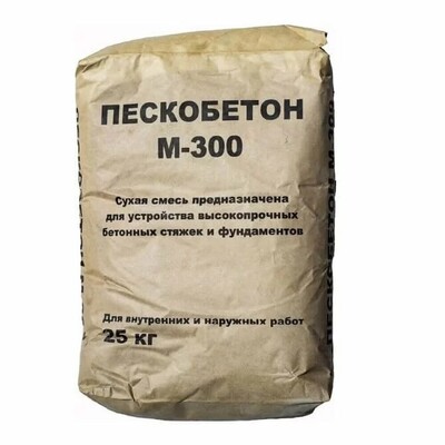 Пескобетон М-300  25 кг (Три-С)