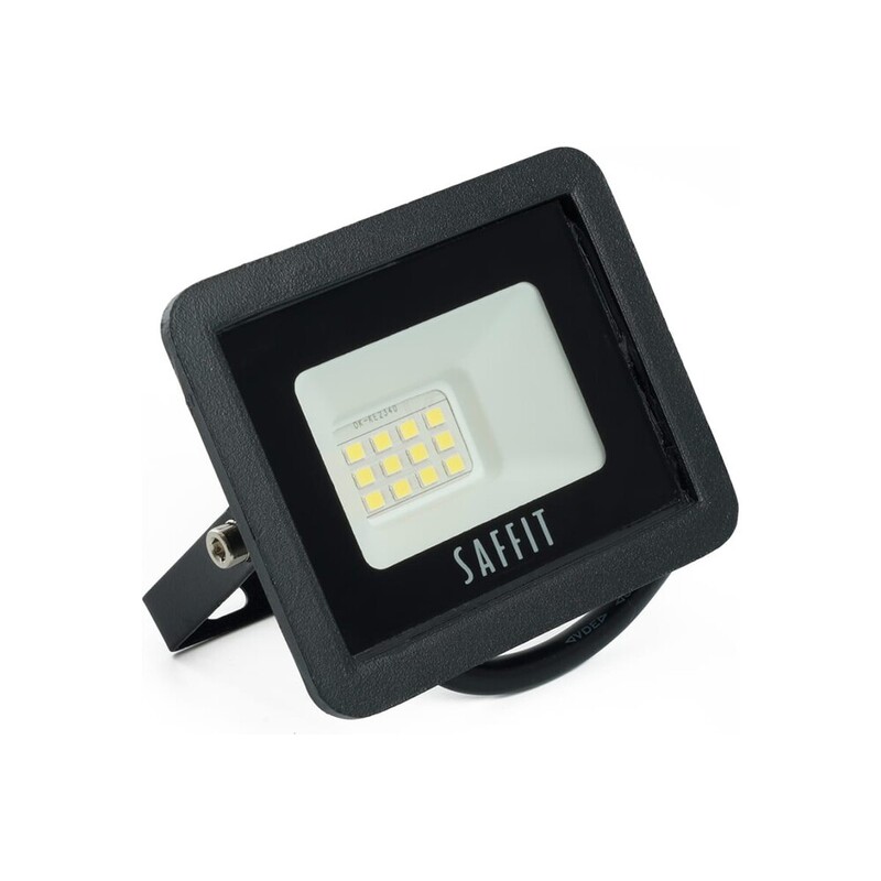 Прожектор Saffit SFL90-10 10W 6400K  900Лм IP65 (черный)