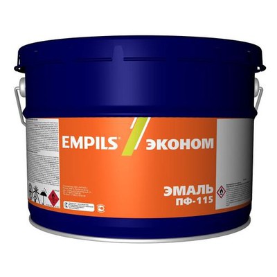 Эмаль EMPILS-Эконом  д/пола 20 кг жел-кор. (Ростов)